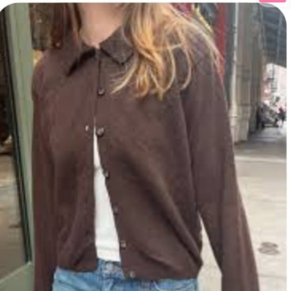 Brandy Melville Brown Cardigan